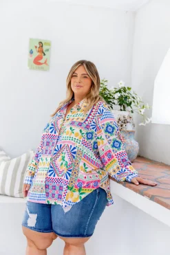 Proud Poppy Clothing Lina Shirt in Limoncello Sale