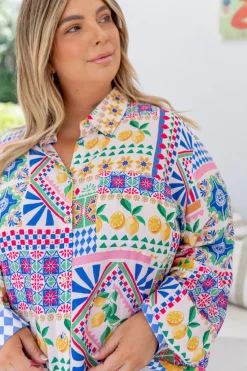 Proud Poppy Clothing Lina Shirt in Limoncello Sale