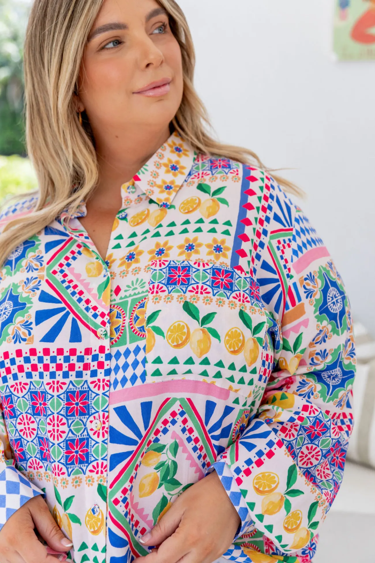 Proud Poppy Clothing Lina Shirt in Limoncello Sale