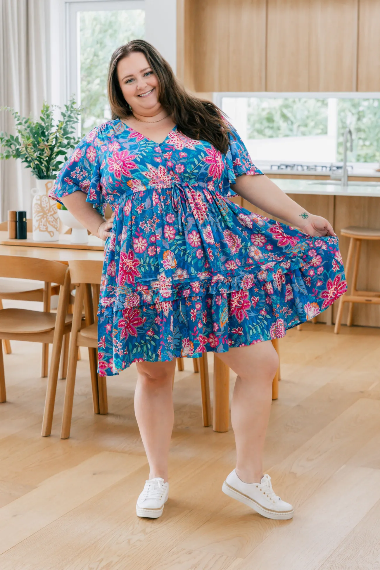 Proud Poppy Clothing Lisa Dress in Paisley Floral PaisleyFloral New