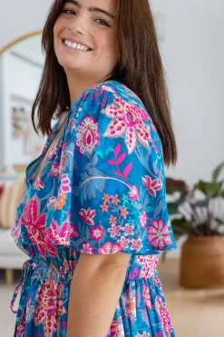 Proud Poppy Clothing Lisa Dress in Paisley Floral PaisleyFloral New
