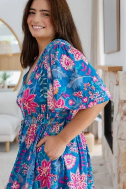 Proud Poppy Clothing Lisa Dress in Paisley Floral PaisleyFloral New
