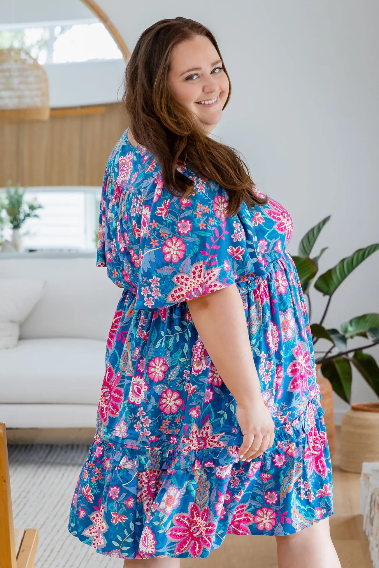 Proud Poppy Clothing Lisa Dress in Paisley Floral PaisleyFloral New