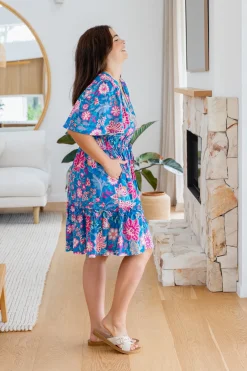 Proud Poppy Clothing Lisa Dress in Paisley Floral PaisleyFloral New