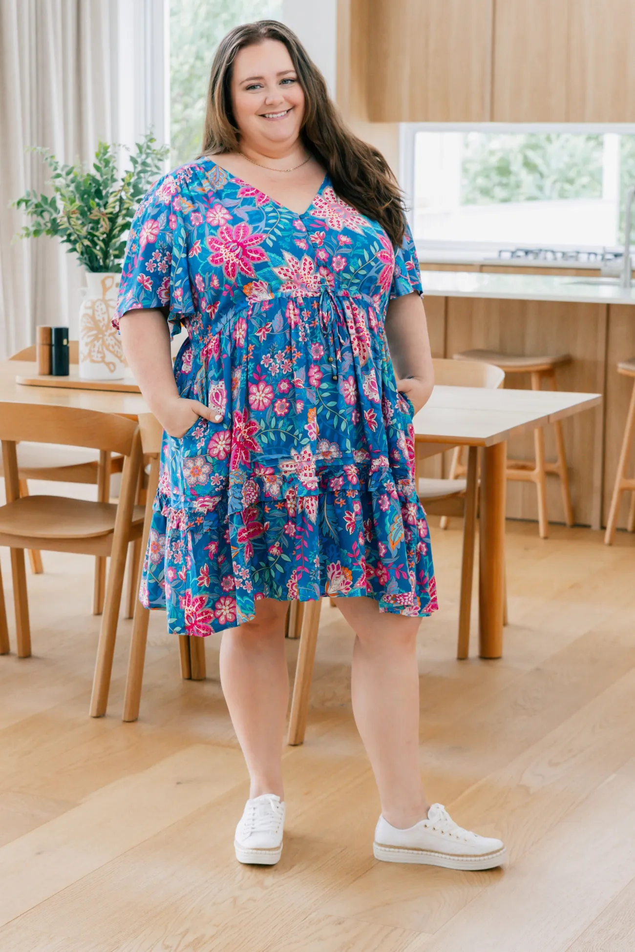 Proud Poppy Clothing Lisa Dress in Paisley Floral PaisleyFloral New