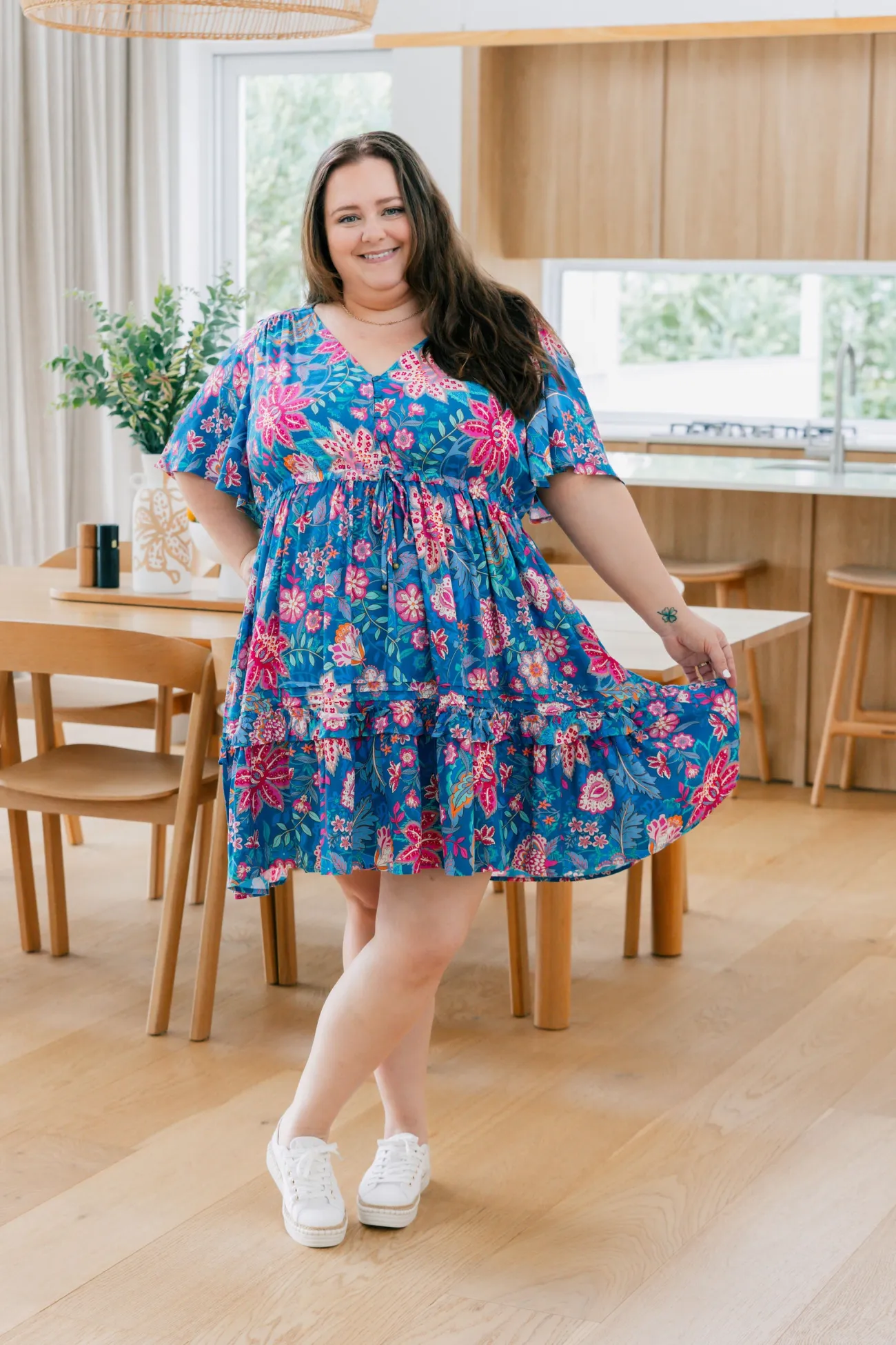 Proud Poppy Clothing Lisa Dress in Paisley Floral PaisleyFloral New