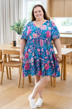 Proud Poppy Clothing Lisa Dress in Paisley Floral PaisleyFloral New