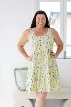Proud Poppy Clothing Lover Dress in Diced New