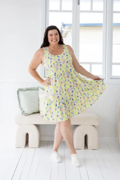 Proud Poppy Clothing Lover Dress in Diced New