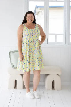 Proud Poppy Clothing Lover Dress in Diced New