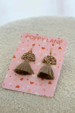 Proud Poppy Clothing LuLu Drop Earrings in Sand Sale
