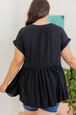 Proud Poppy Clothing Margot Top in Black Discount