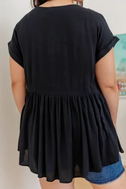 Proud Poppy Clothing Margot Top in Black Discount