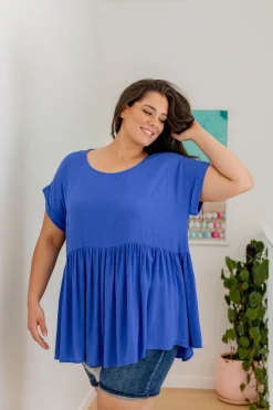 Proud Poppy Clothing Margot Top in Cobalt Best