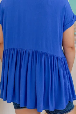 Proud Poppy Clothing Margot Top in Cobalt Best