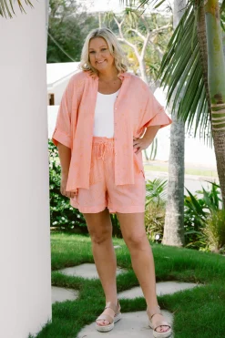 Proud Poppy Clothing Marlo Shirt in Orange Sahara OrangeSahara Online