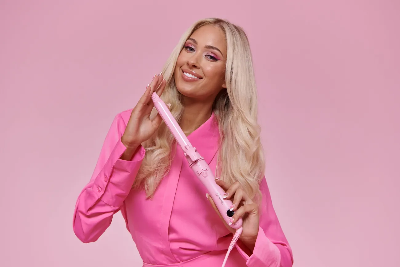 Proud Poppy Clothing Mermade Hair Spin Curling Wand 25mm Pink CurlingWand25mmPink Online