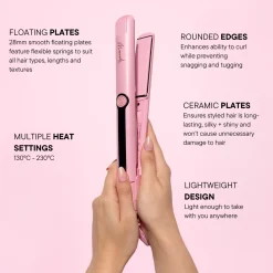 Proud Poppy Clothing Mermade Hair Straightener 28mm Pink Fashion