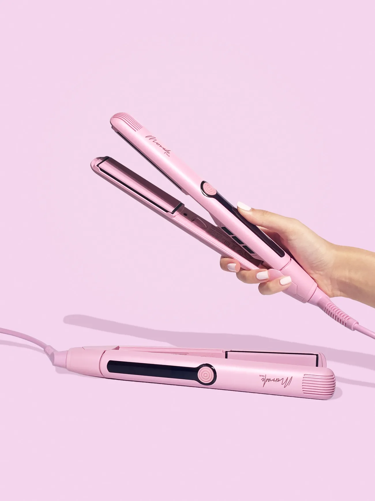 Proud Poppy Clothing Mermade Hair Straightener 28mm Pink Fashion