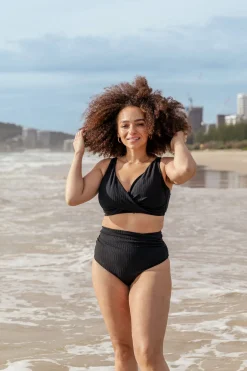 Proud Poppy Clothing Miami Bikini Pants in Black Clearance