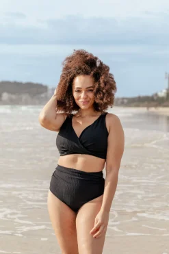 Proud Poppy Clothing Miami Bikini Pants in Black Clearance