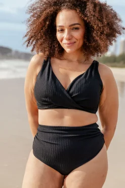 Proud Poppy Clothing Miami Bikini Pants in Black Clearance