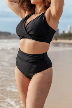 Proud Poppy Clothing Miami Bikini Pants in Black Clearance