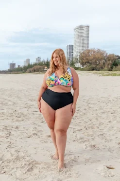 Proud Poppy Clothing Miami Bikini Pants in Black Clearance