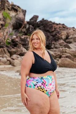 Proud Poppy Clothing Miami Bikini Pants in Kasey Swim by Kasey Rainbow Clearance
