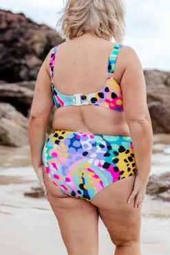 Proud Poppy Clothing Miami Bikini Pants in Kasey Swim by Kasey Rainbow Clearance