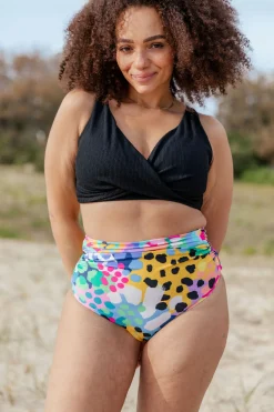 Proud Poppy Clothing Miami Bikini Pants in Kasey Swim by Kasey Rainbow Clearance