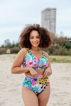 Proud Poppy Clothing Miami Bikini Pants in Kasey Swim by Kasey Rainbow Clearance