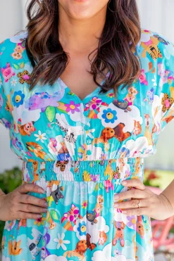 Proud Poppy Clothing Millie Dress in Kutopia by Kasey Rainbow KutopiabyKaseyRainbow Online