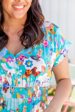 Proud Poppy Clothing Millie Dress in Kutopia by Kasey Rainbow KutopiabyKaseyRainbow Online