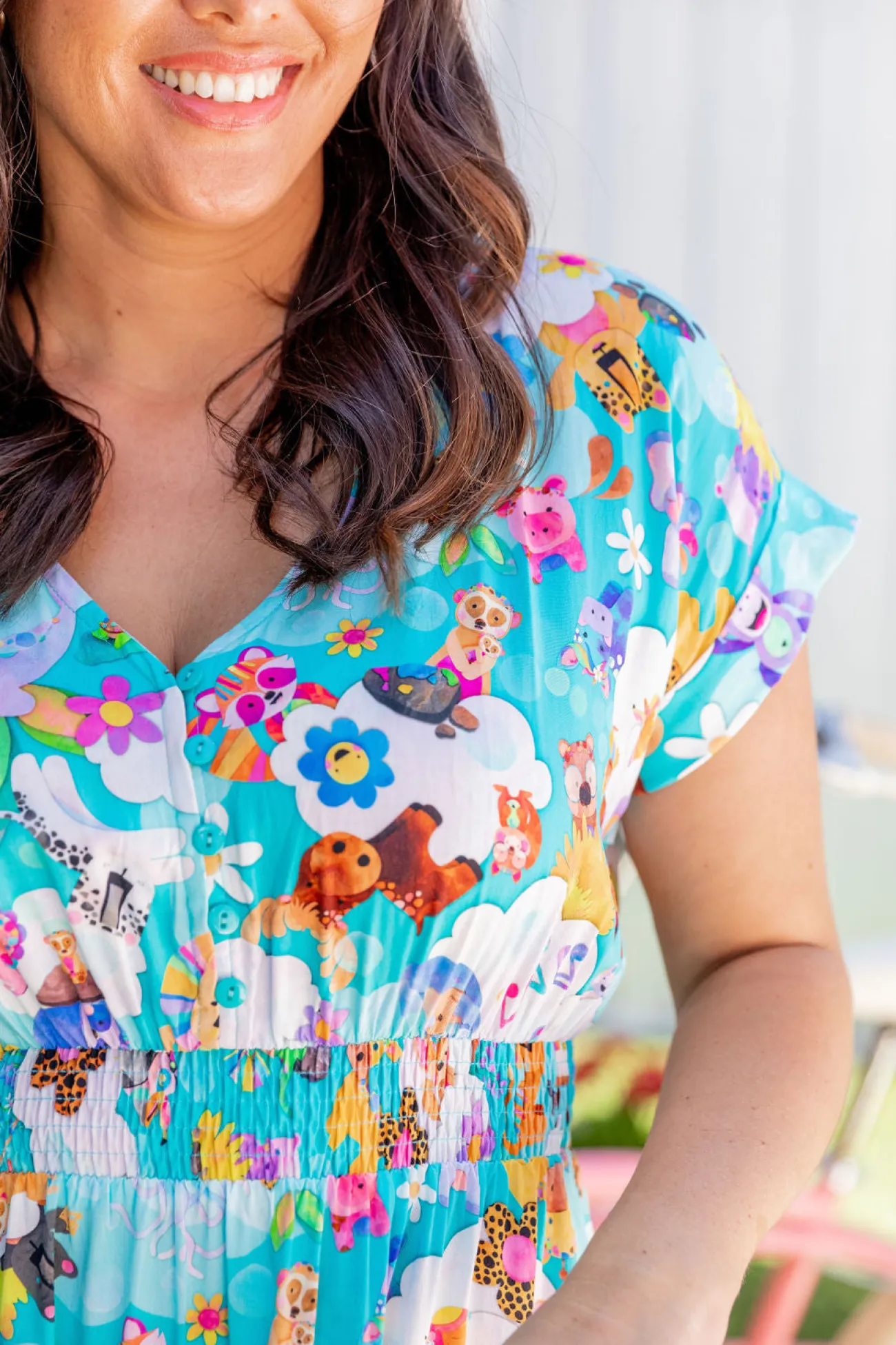 Proud Poppy Clothing Millie Dress in Kutopia by Kasey Rainbow KutopiabyKaseyRainbow Online