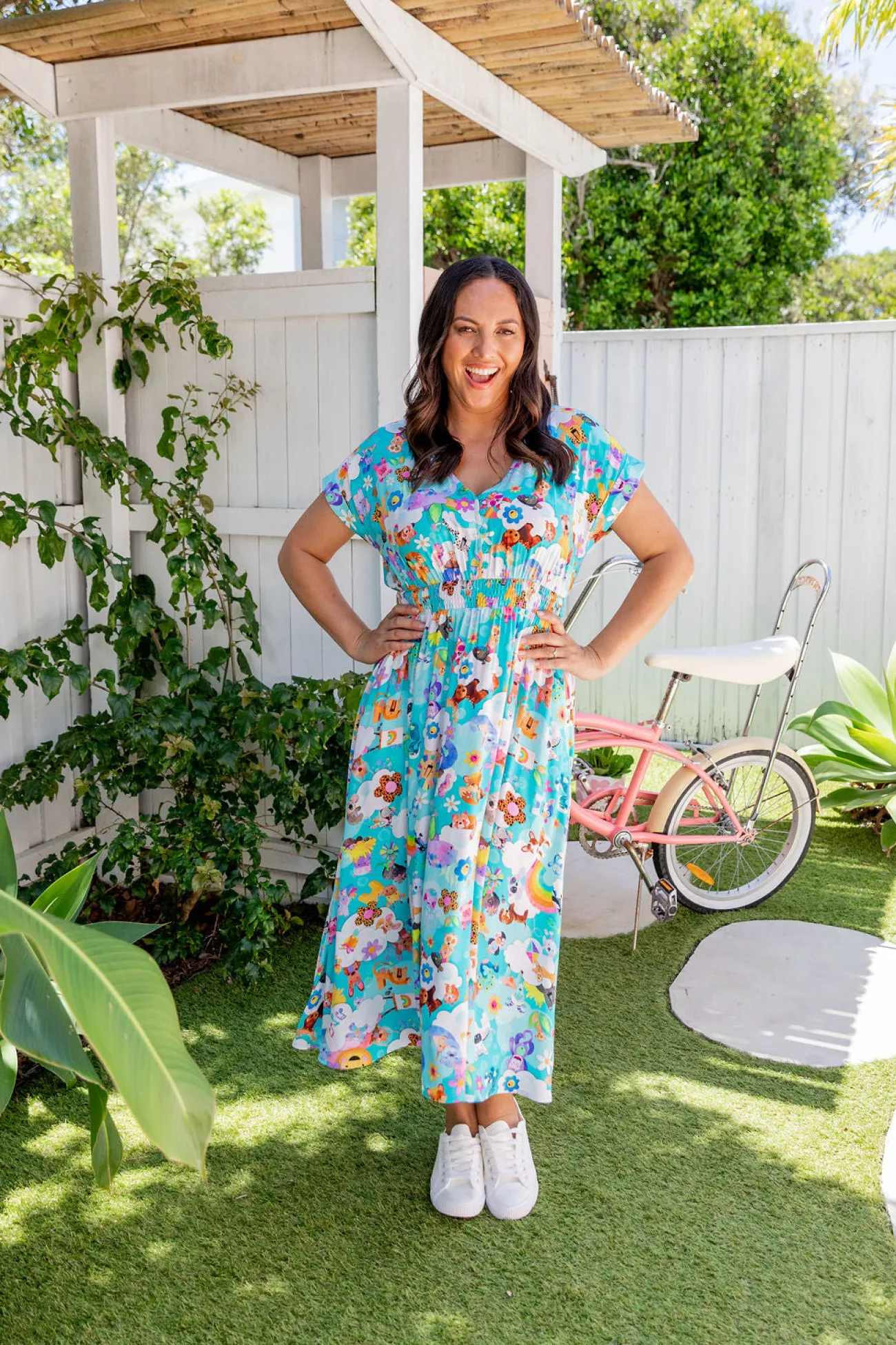 Proud Poppy Clothing Millie Dress in Kutopia by Kasey Rainbow KutopiabyKaseyRainbow Online