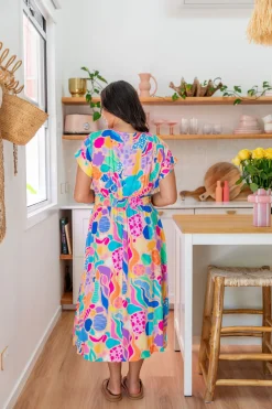Proud Poppy Clothing Millie Dress in Peachy Keen by Kasey Rainbow Fashion