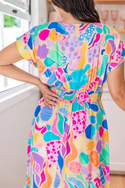 Proud Poppy Clothing Millie Dress in Peachy Keen by Kasey Rainbow Fashion