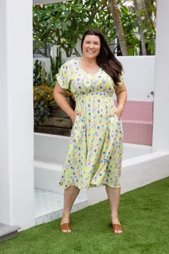 Proud Poppy Clothing Millie Midi Dress in Diced Fashion