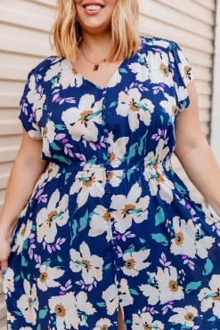 Proud Poppy Clothing Milly Navy Floral Maxi Dress Fashion