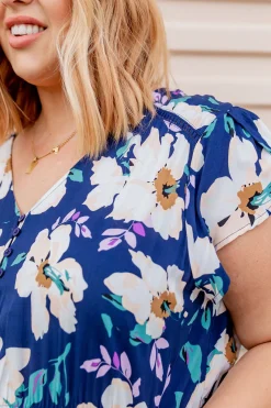 Proud Poppy Clothing Milly Navy Floral Maxi Dress Fashion
