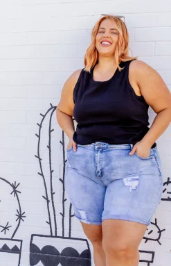 Proud Poppy Clothing Molly Denim Shorts Clearance