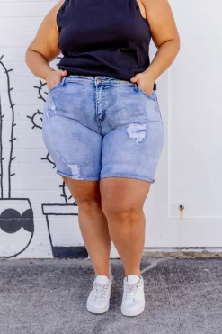 Proud Poppy Clothing Molly Denim Shorts Clearance