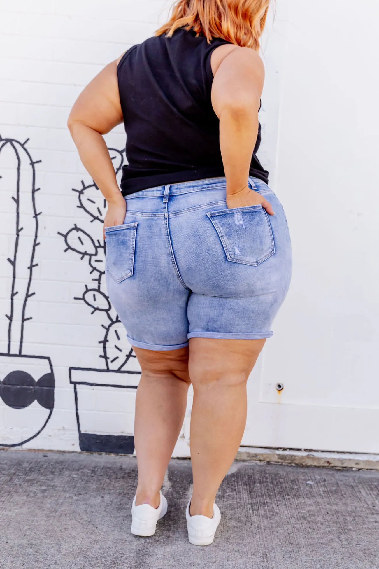 Proud Poppy Clothing Molly Denim Shorts Clearance