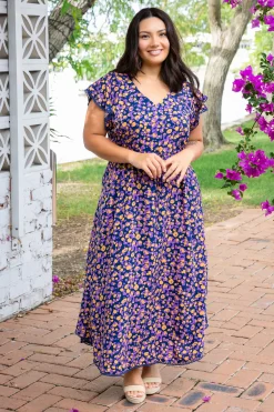 Proud Poppy Clothing Naomi Maxi Dress in Purple Leopard PurpleLeopard Hot