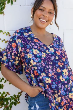 Proud Poppy Clothing Natalie Top in Posie Online