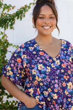 Proud Poppy Clothing Natalie Top in Posie Online