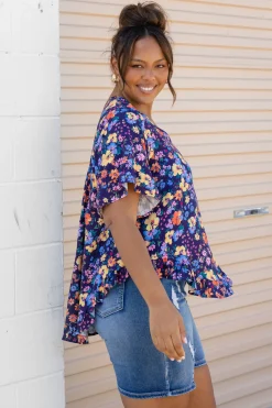 Proud Poppy Clothing Natalie Top in Posie Online
