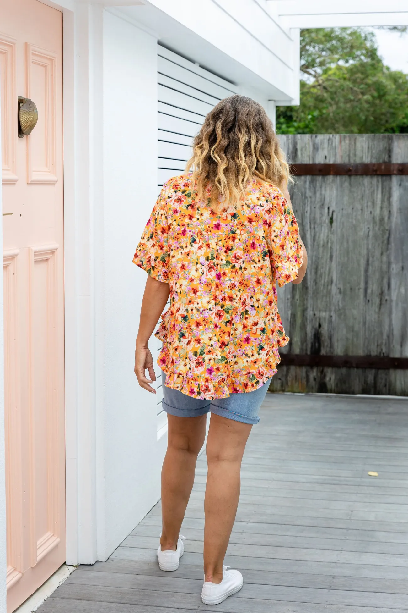 Proud Poppy Clothing Natalie Top in Sunshine Floral SunshineFloral Fashion