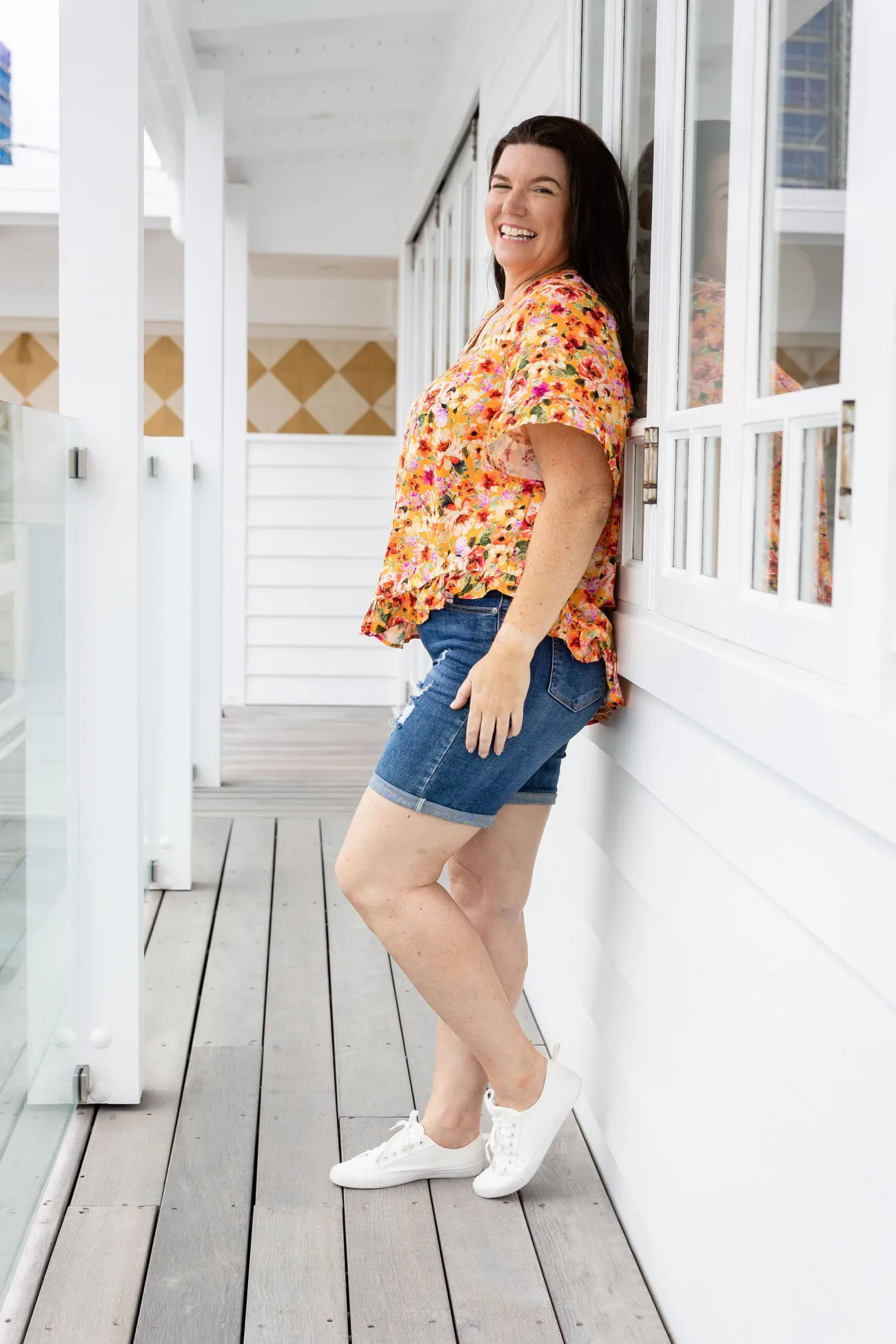 Proud Poppy Clothing Natalie Top in Sunshine Floral SunshineFloral Fashion